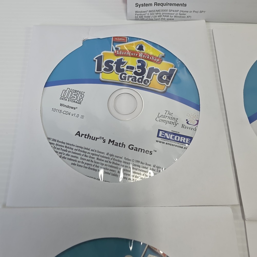 Adventure Workshop 1st–3rd Grade PC/Mac CD – Arthur 7th Ed – Learning Games