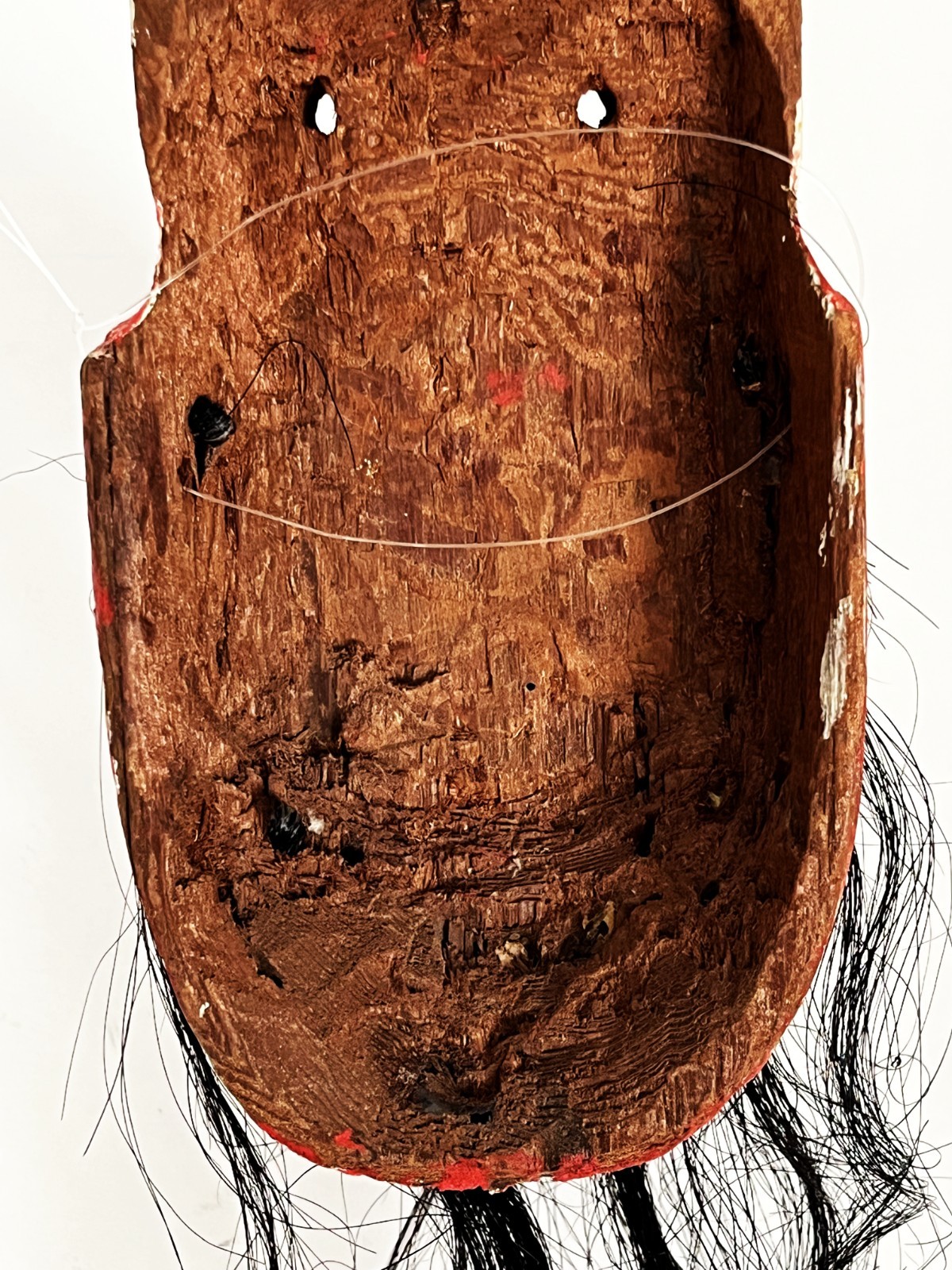 MAYO PASCOLA YAQUI FOLK ART ETHNOGRAPHIC CARVED WOOD OWL BIRD DANCE MASK SONORA