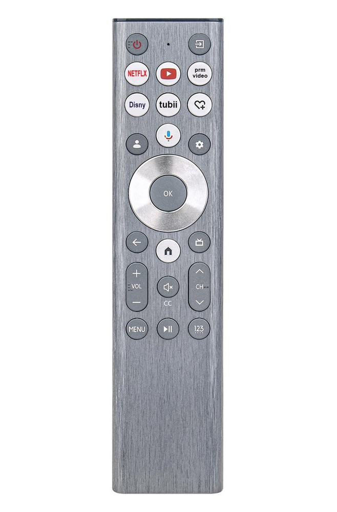 ERF6A80 Replace Voice Remote Control with Backlit fit for middle, Silver