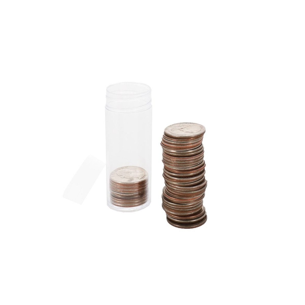 10 BCW Quarter Sized Coin Tubes