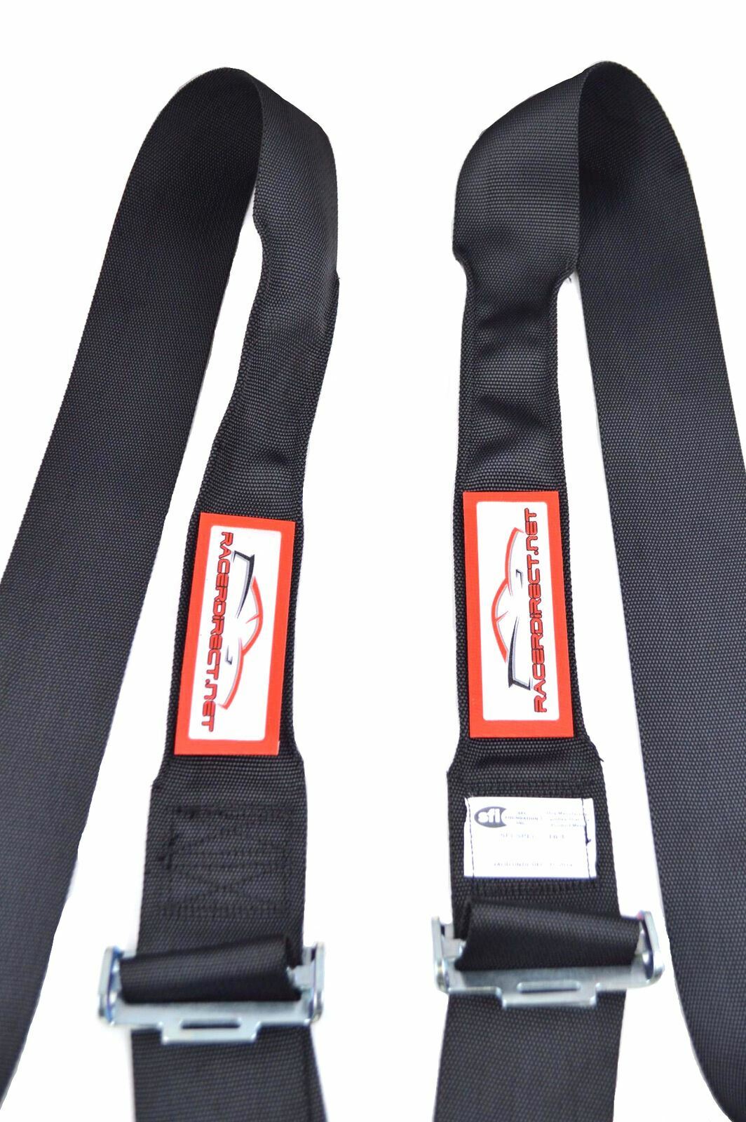 HANS 5 POINT ALL WRAP SFI 16.1 RACING HARNESS 3" ALL WRAP SEAT BELT BLACK