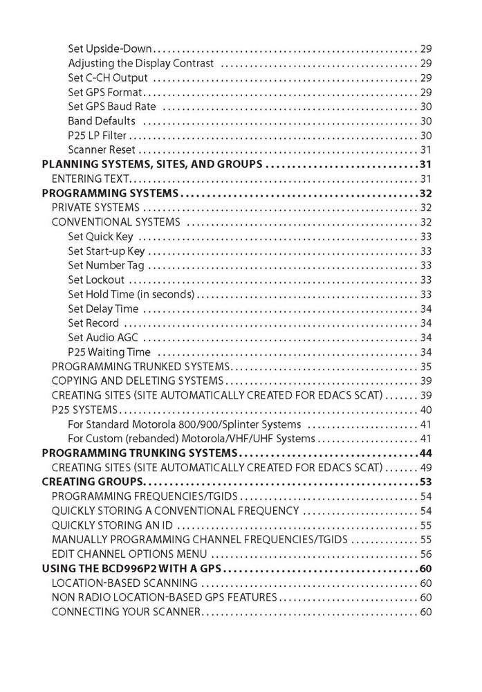 Uniden BCD996P2 Instructions Operating Manual User Guide Coil Bound