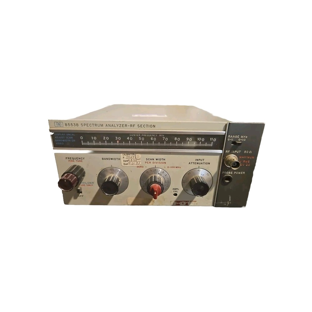 HP SPECTRUM ANALYZER RF SECTION 8553B