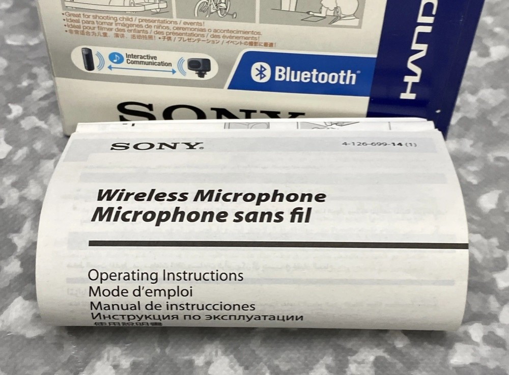 SONY ECM-HW2 CONDENSER WIRELESS CONSUMER MICROPHONE W/ BLUETOOTH