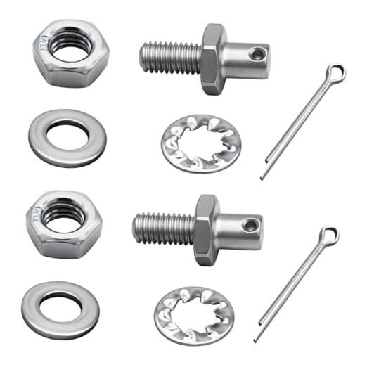 (2-Pack) Throttle Cable Adapter Stud Kit #8009 Compatible with 1977 & Later