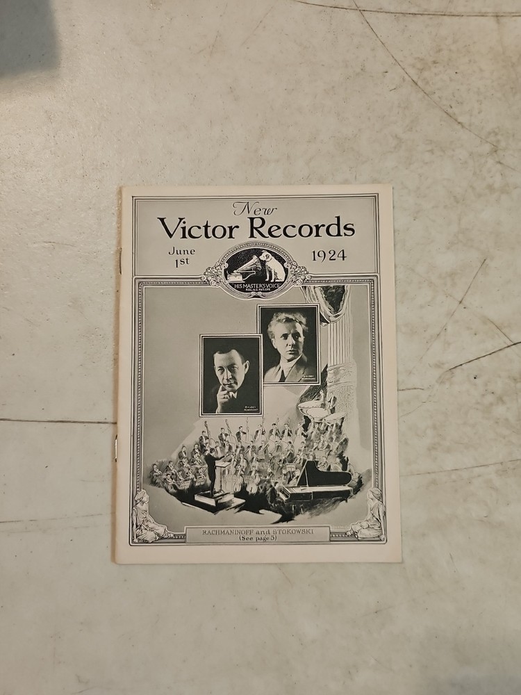 Original Victor Phonograph Record Catalog - June, 1924