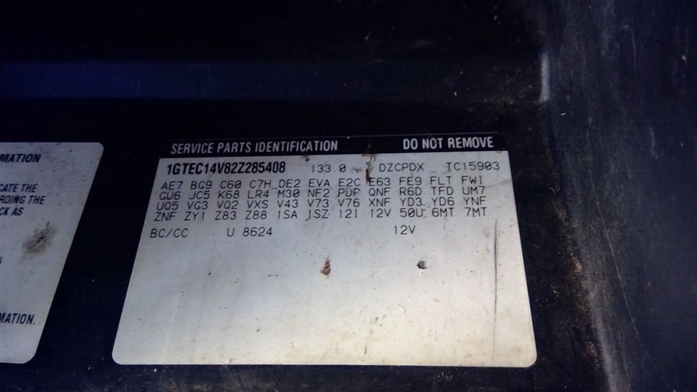 SIERRA150 2002 Glove Box 18875