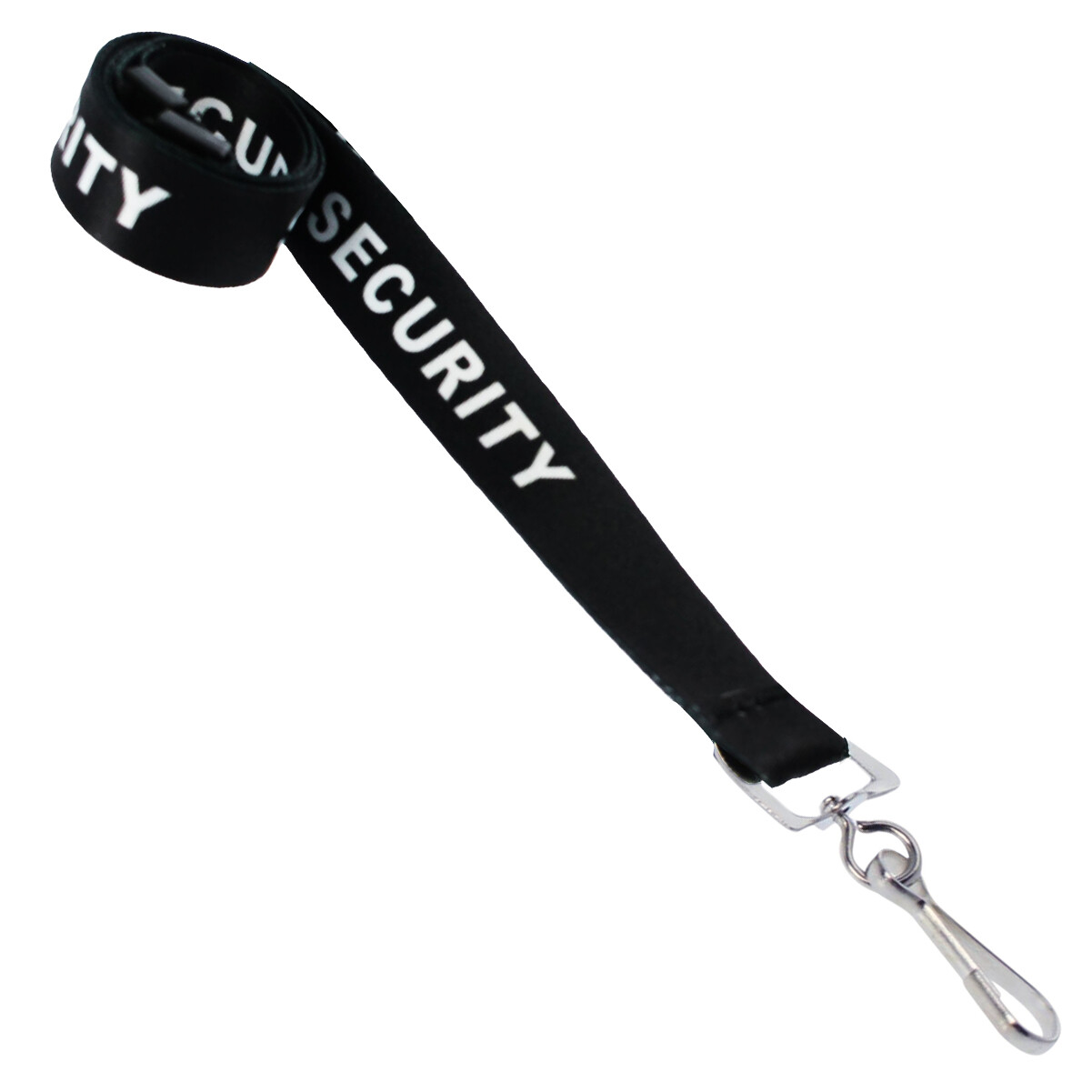 SECURITY Lanyard Keychain with Breakaway Clasp and ID Badge Clip for Personnel