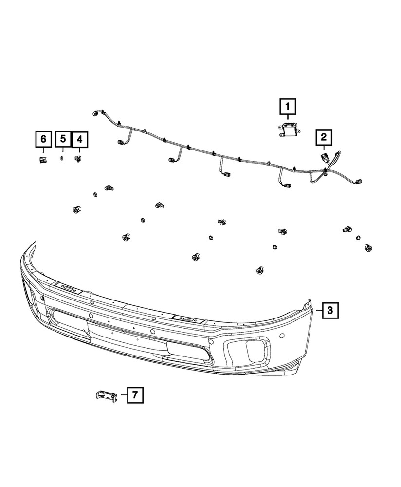 Genuine Mopar Park Assist Module 4672641AC