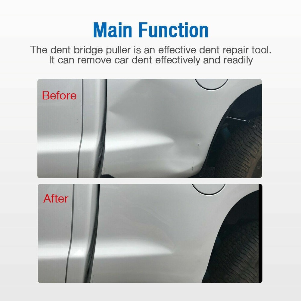 Car Dent Bar Puller Pull Lever Pulling Kit Removal Hammer Repair Auto Body Tools