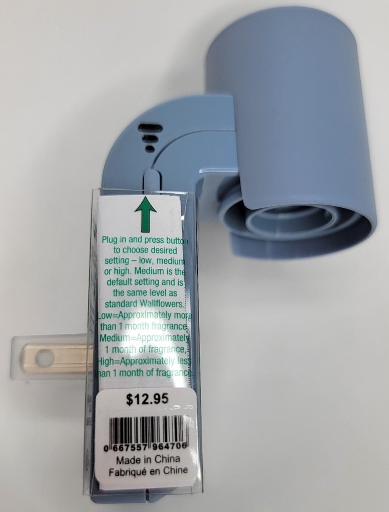 BATH & BODY WORKS BLUE WALLFLOWER PLUG SCENT CONTROL
