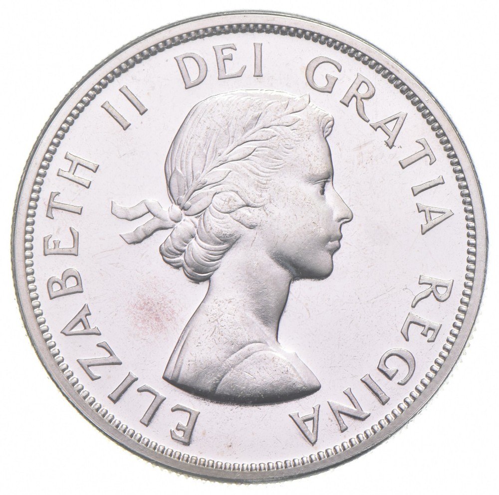 1963 80% Silver Canadian Canada Silver Dollar