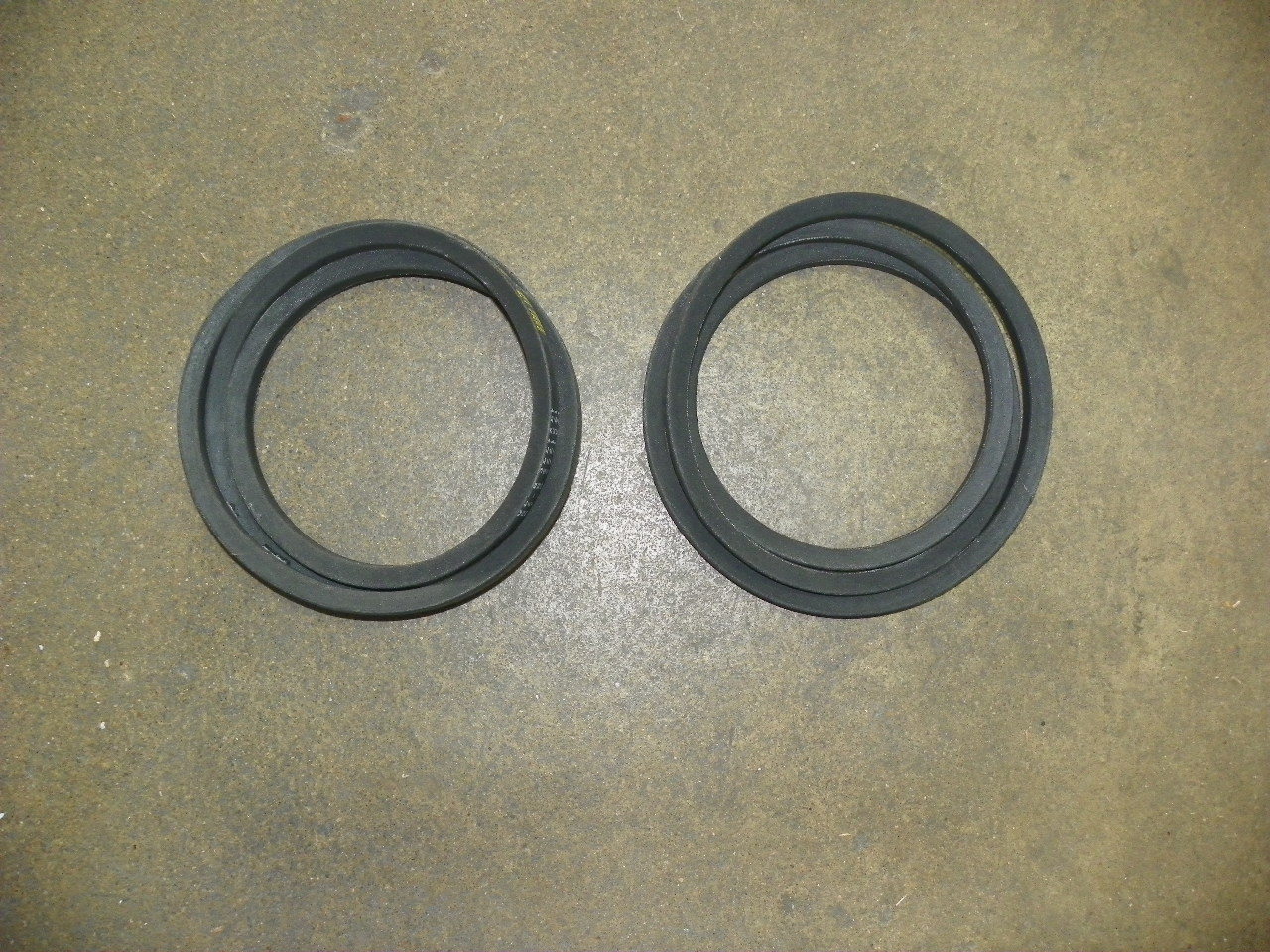 Buhler/Farm King 904251  5'  Finish Mower Belts. Set of 2. New, replacement