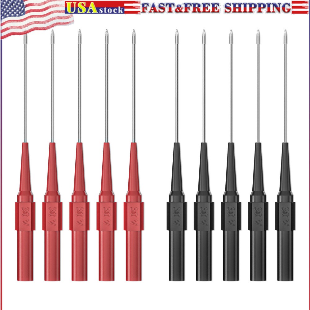 0.7mm Long Version Test Probes Pins Non-Destructive Insulation Wire Piercing