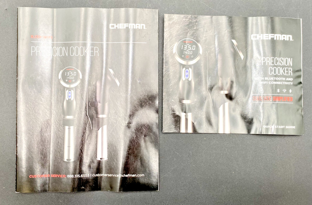 CHEFMAN PRECISION COOKER SOUS VIDE CIRCULATOR WIFI & BLUETOOTH ENABLED