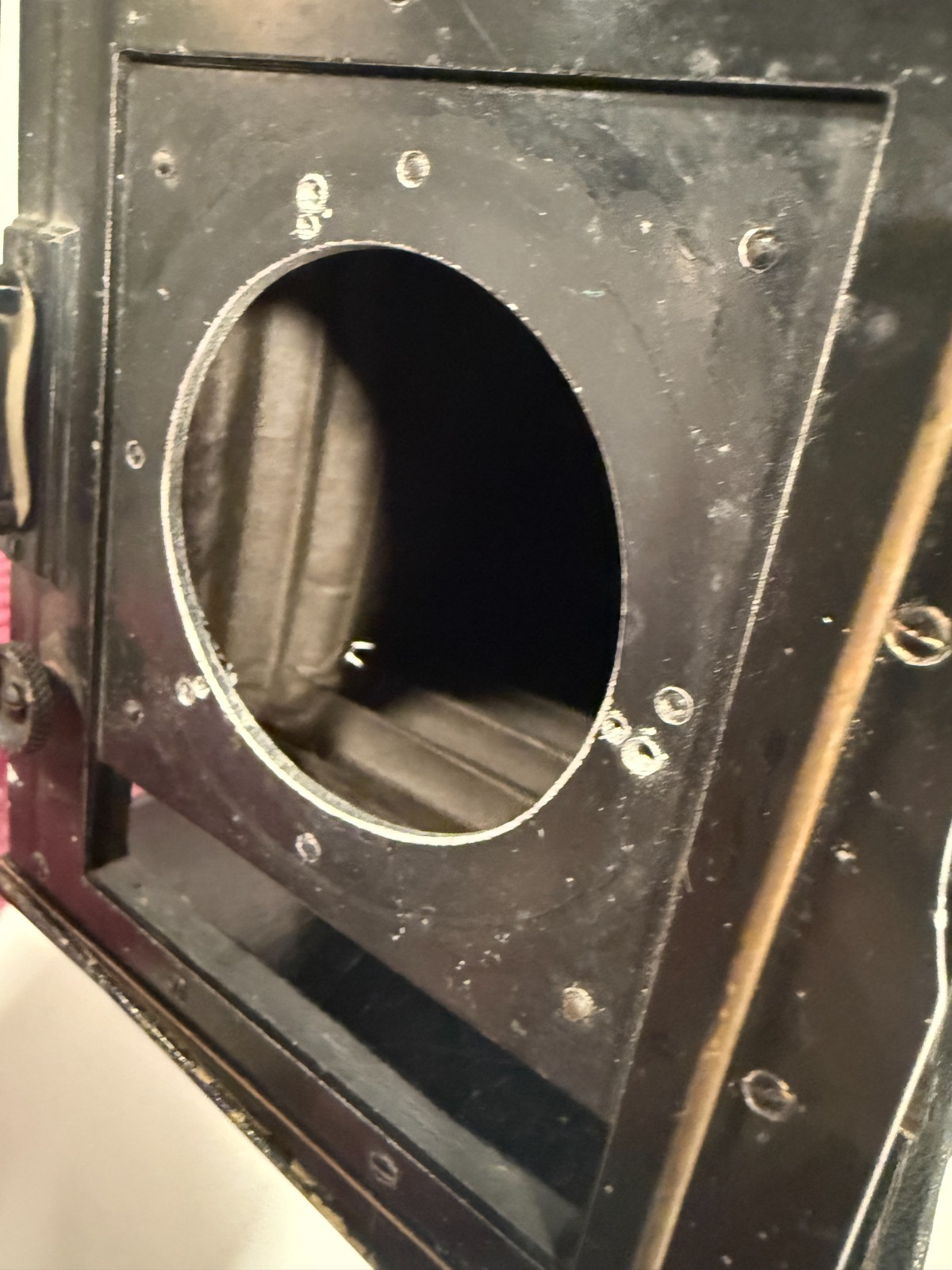 VINTAGE - PEELING & VAN NECK,LONDON FOCAL PLANE PRESS CAMERA + FILM HOLDER