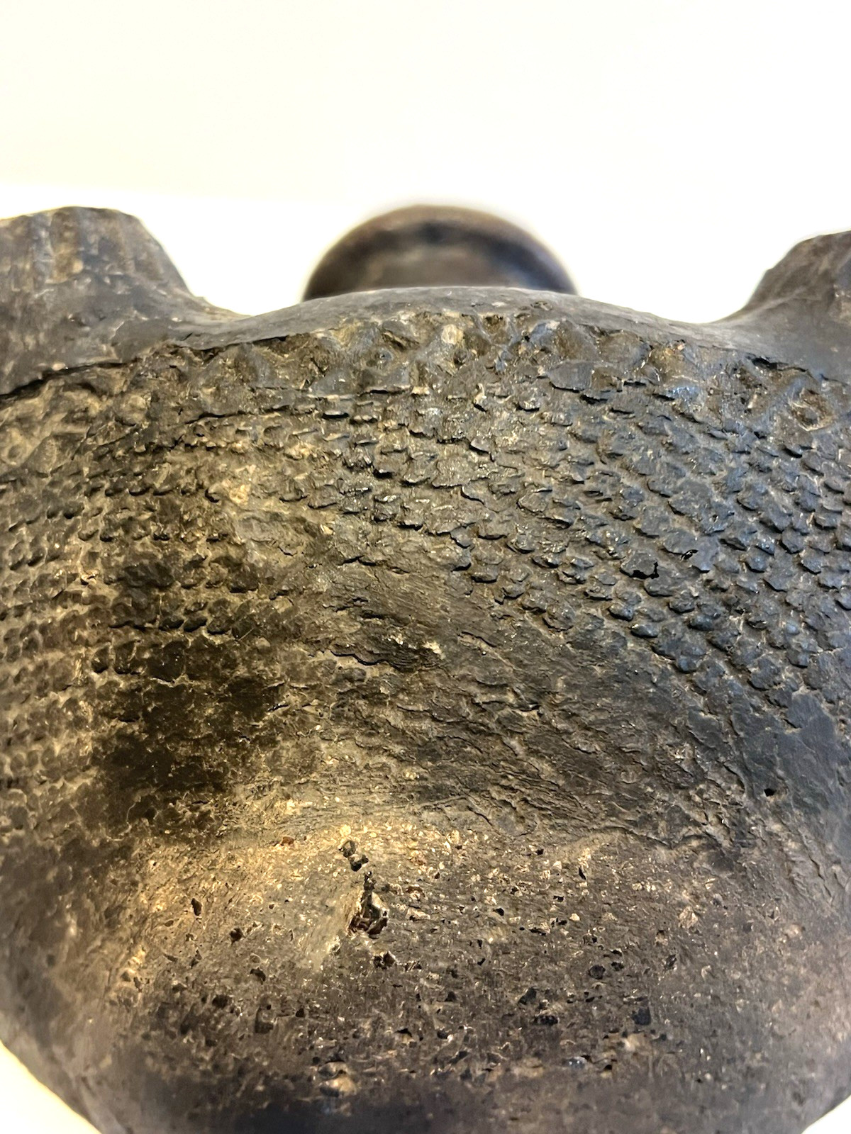 Antique Native American Indian Clay Pottery Sprouted Water Jug