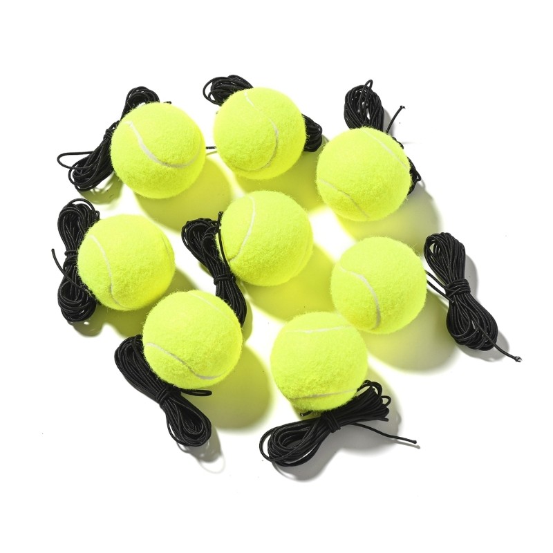 2pcs Tennis Training Ball Rebound Ball with Elastic String for Kid, Beginners