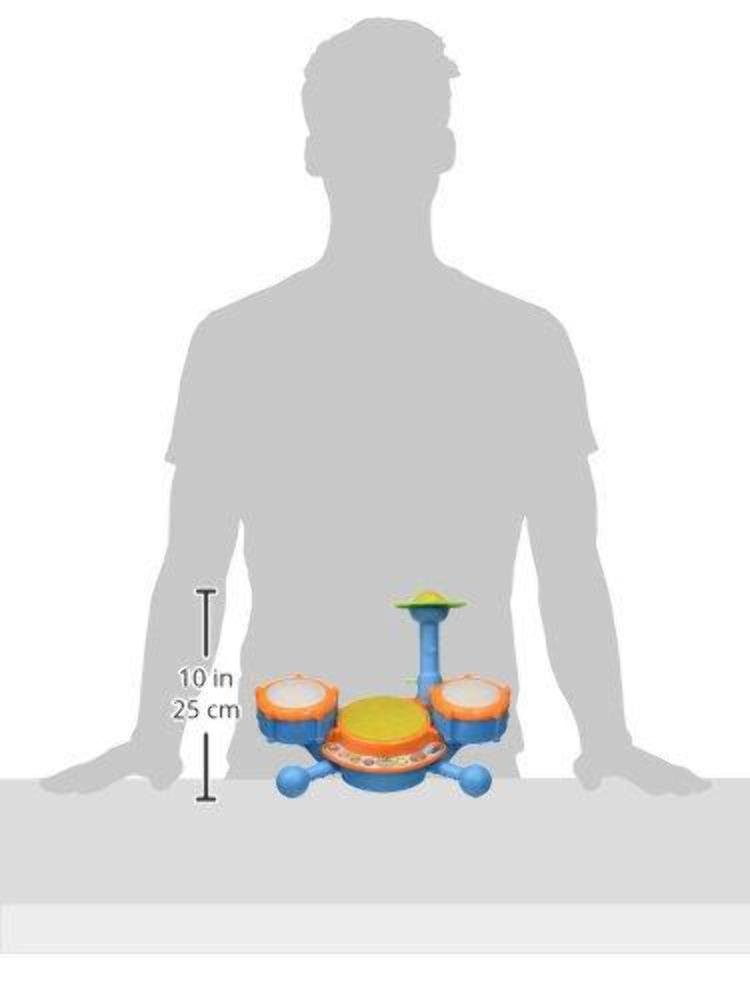 VTech KidiBeats Kids Drum Set, Orange