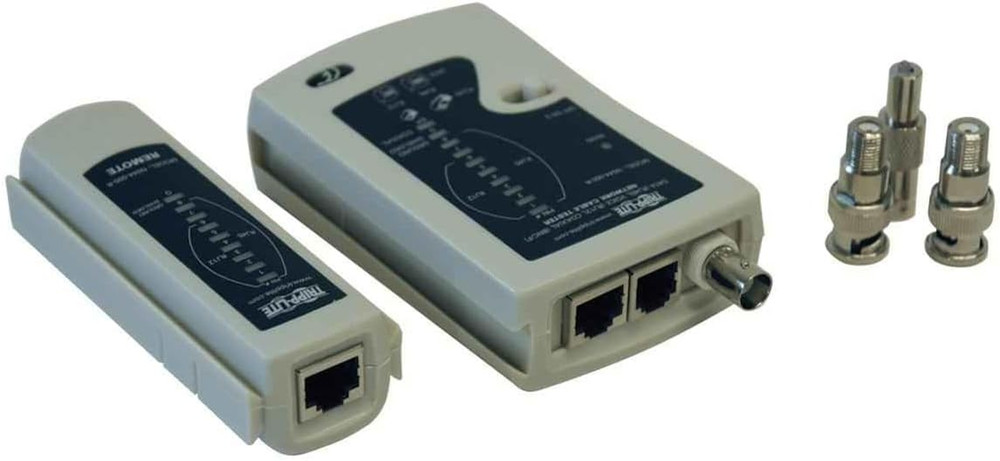 Network Cable Continuity Tester for Cat5/Cat6, Phone and Coax Cable Assemblies (
