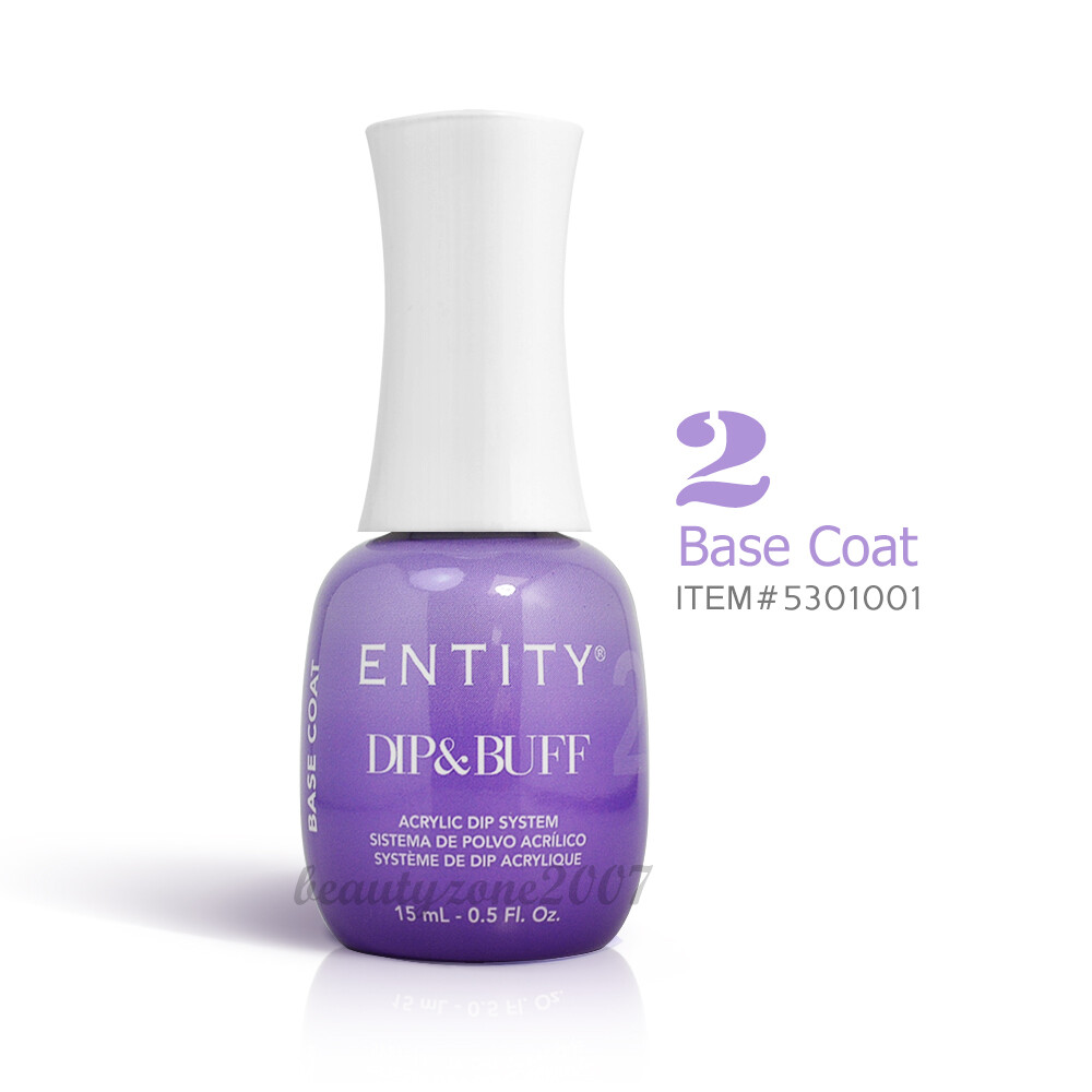Entity Dip & Buff Dipping Powder Essential #2 - Base Coat 0.5oz