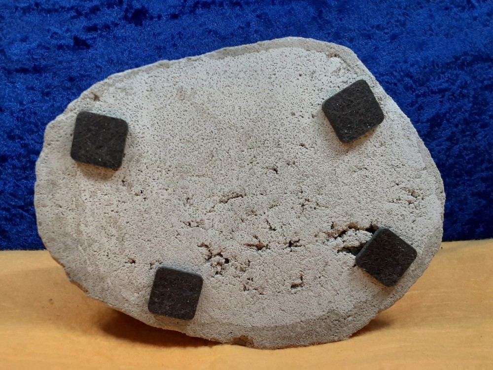 Decorative Hand Formed Rock with Suncatcher Insert - U S Army