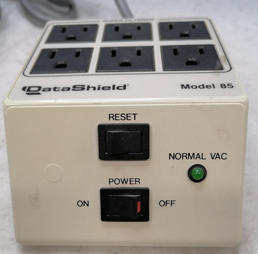 Data Shield Model 85 Super Filtered 6 Outlet Surge Protector