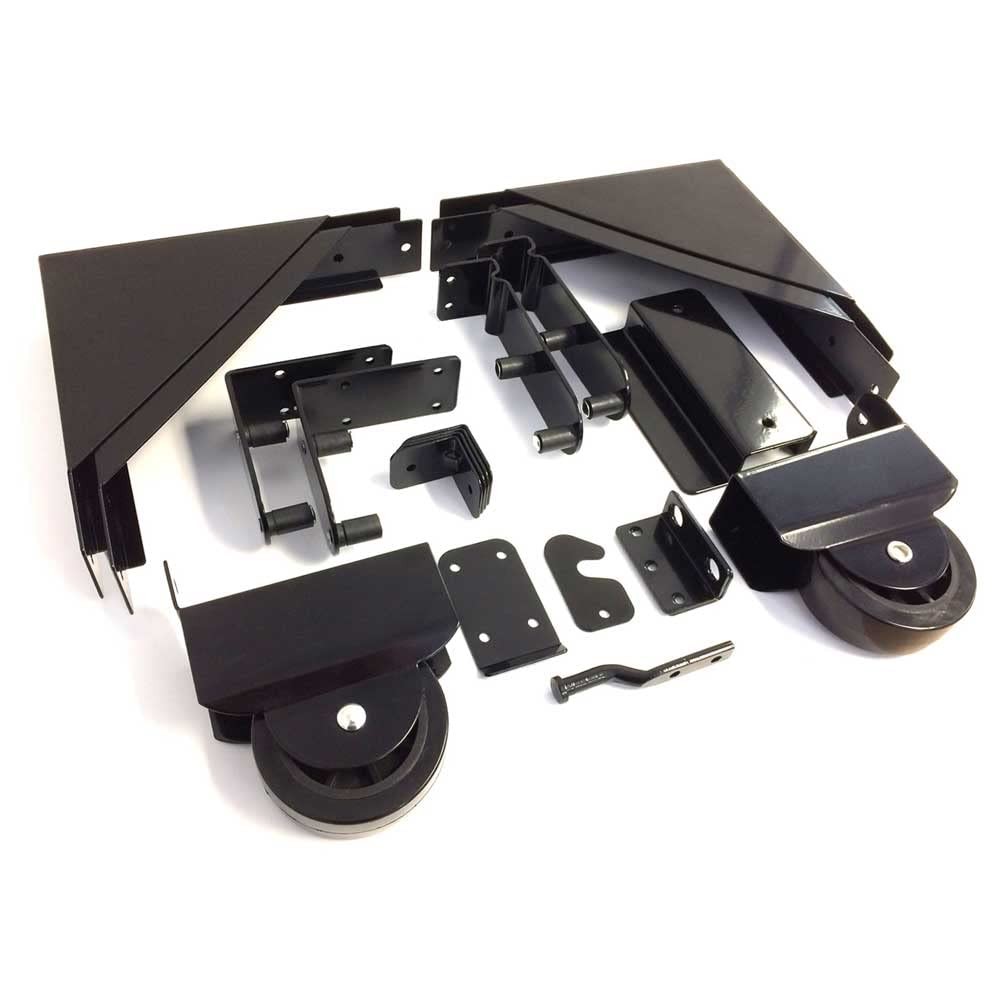 Black Sliding Gate Kit 11052 11070 Replacement Hardware - Size Large