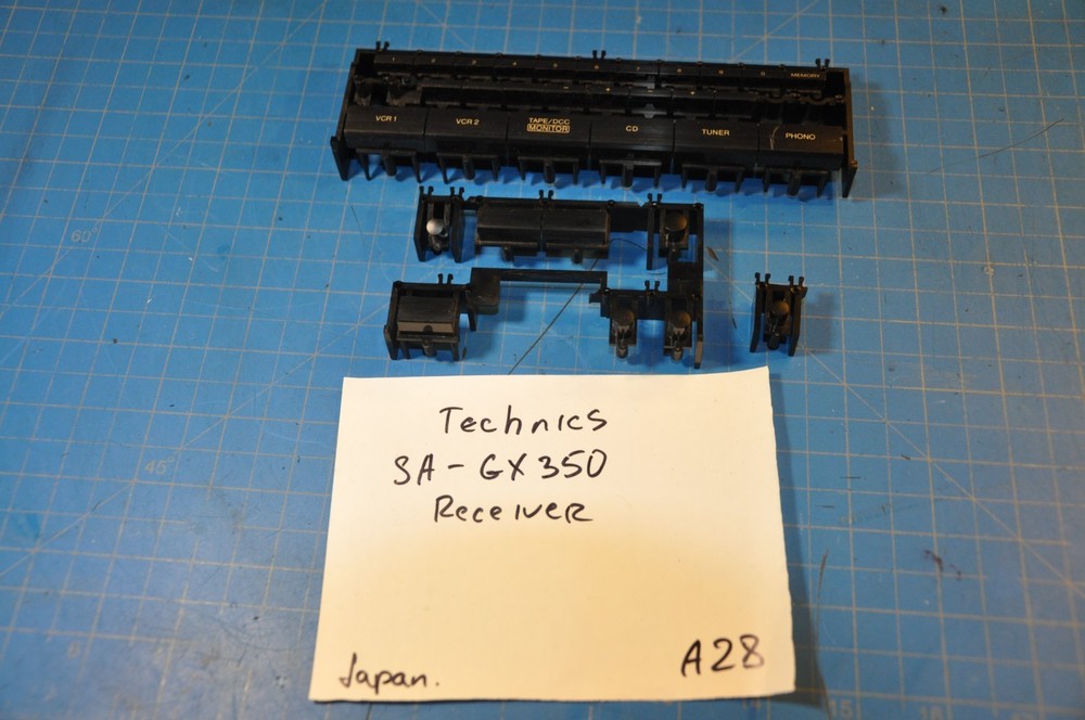 Technics SA-GX350 Receiver Replacement Parts Control Push Buttons