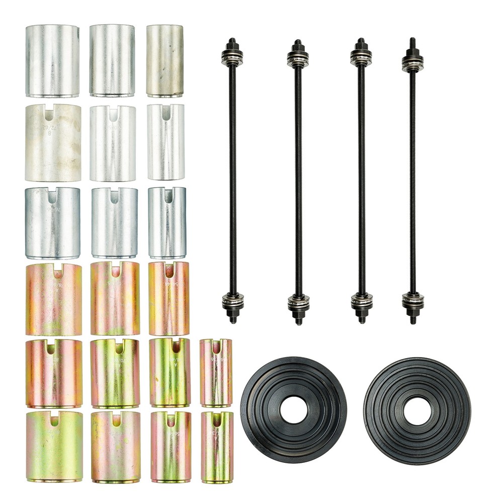 26pcs Universal Press & Pull Sleeve Kit Bush Bearing Removal Insertion Tool