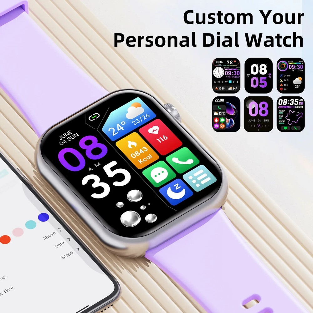 Women's Smart Watch Bluetooth SmartWatch For Apple iPhone iOS and Android