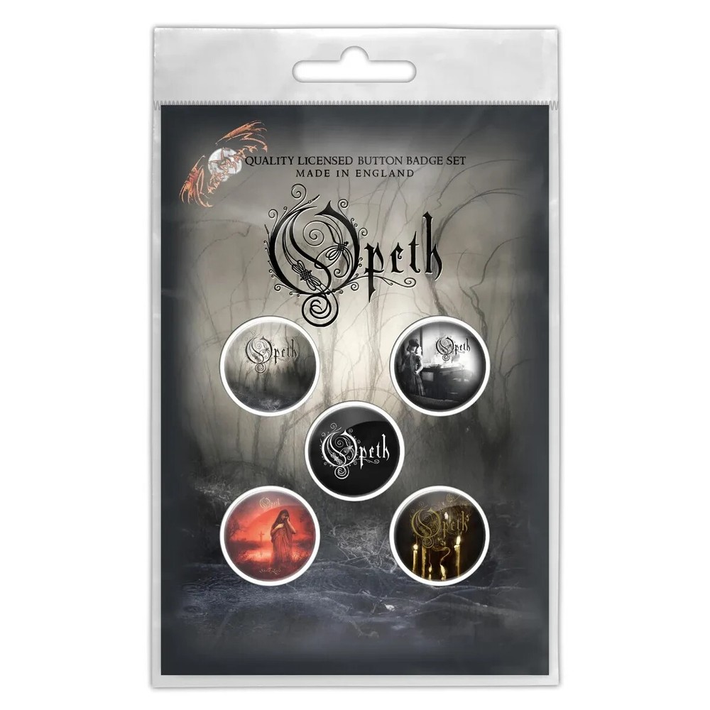 OPETH button badge pack - 5 x 1" pins