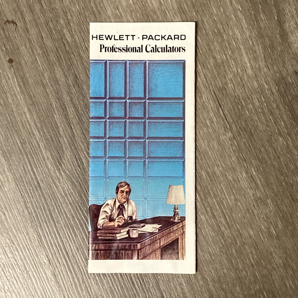 Hewlett Packard HP Calculator Brochure
