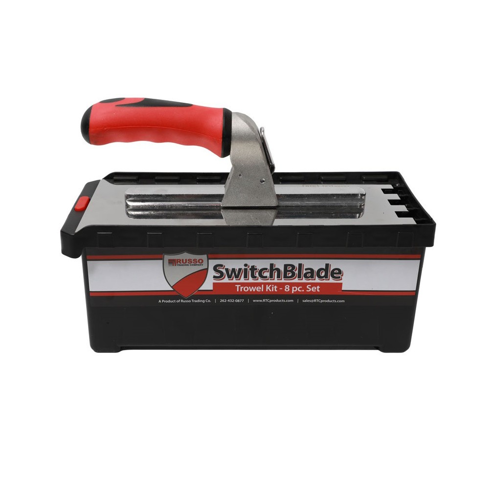 RTC SwitchBlade 6-Piece Plastering Trowel Kit with Trowel Brush Bundle