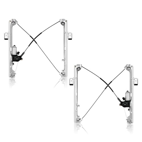 Pair Front Driver & Passenger Power Window Regulator w/Motor Compatible for