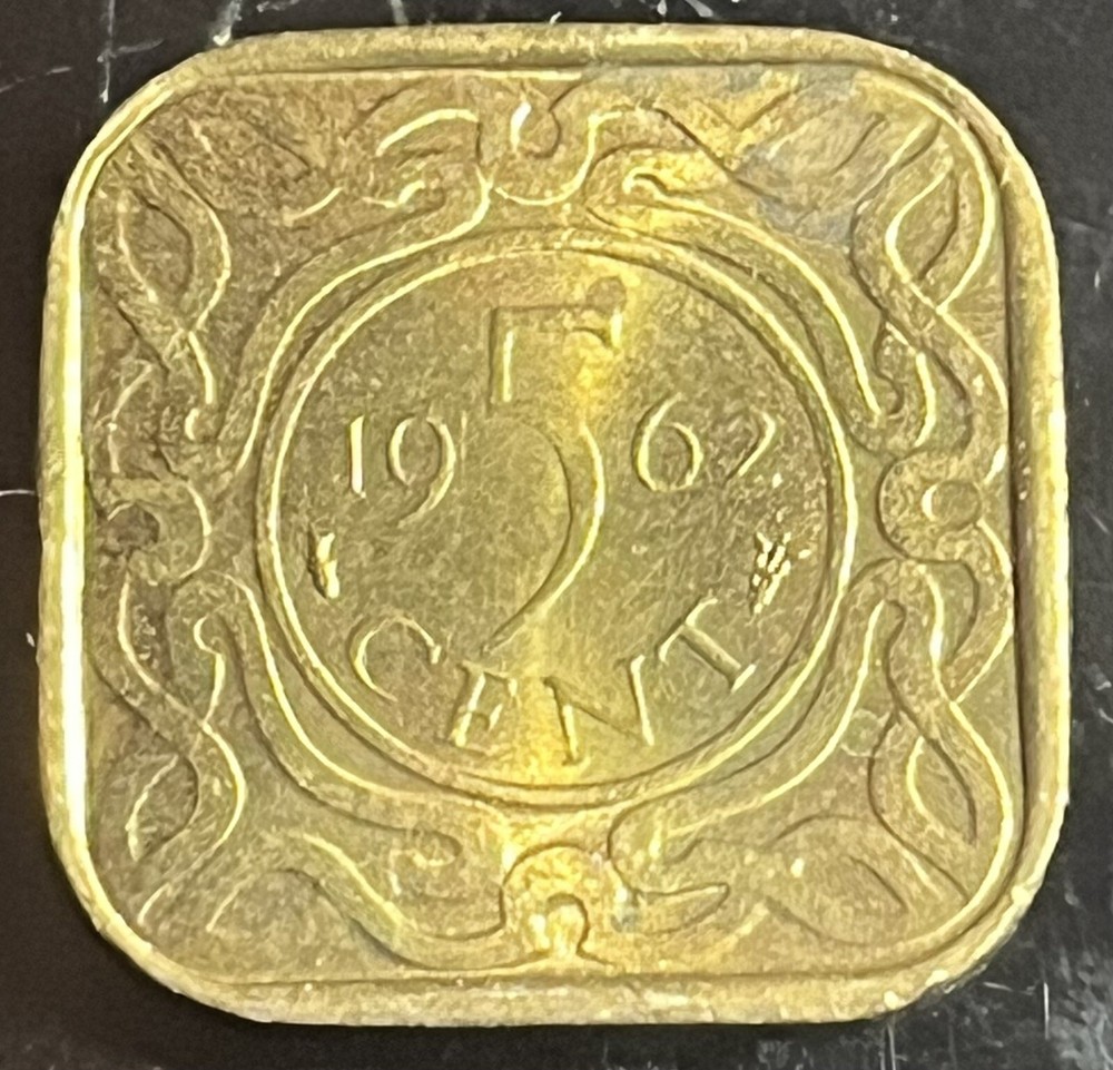 1962 Suriname 5 Cents