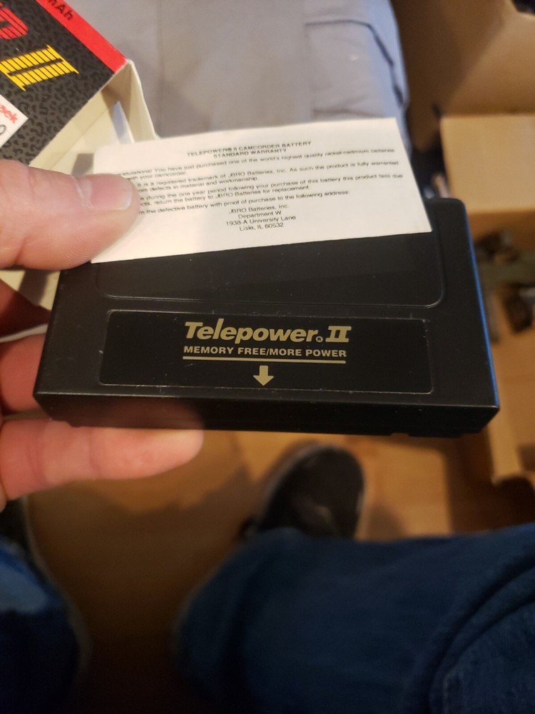 Telepower Camcorder Battery MODEL TP-73