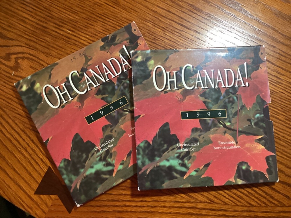 Canada 1996 Specimen Set With Rare Loon Dollar In (Original pack)