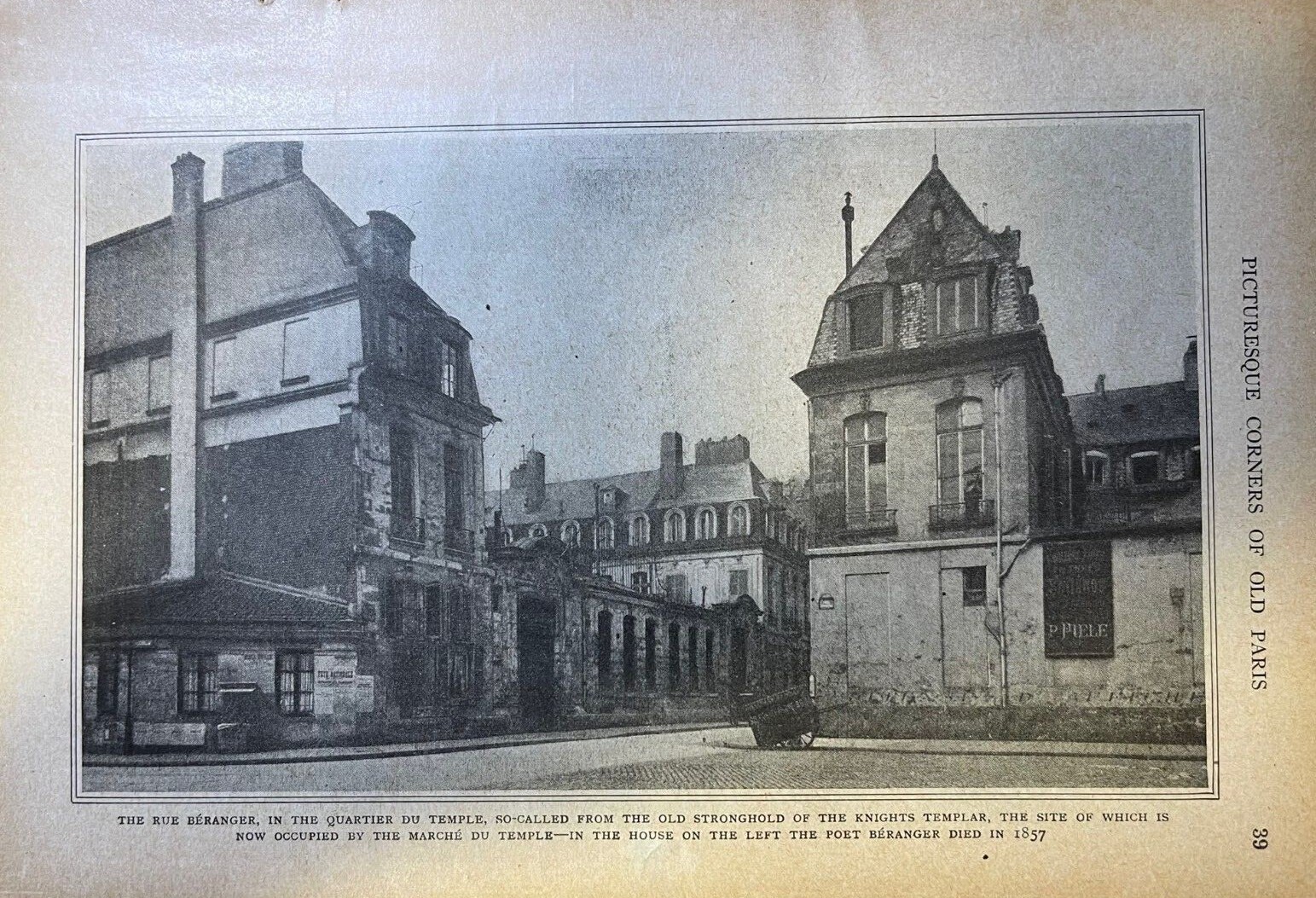 1921 Picturesque Paris France illustrated