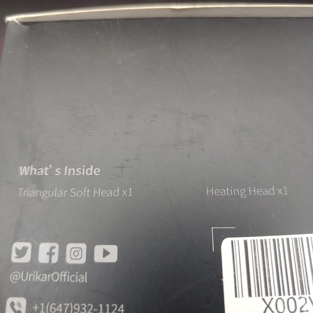 URIKAR Massager Heads Accessories Bundle: Triangular Soft Head & Heating Head