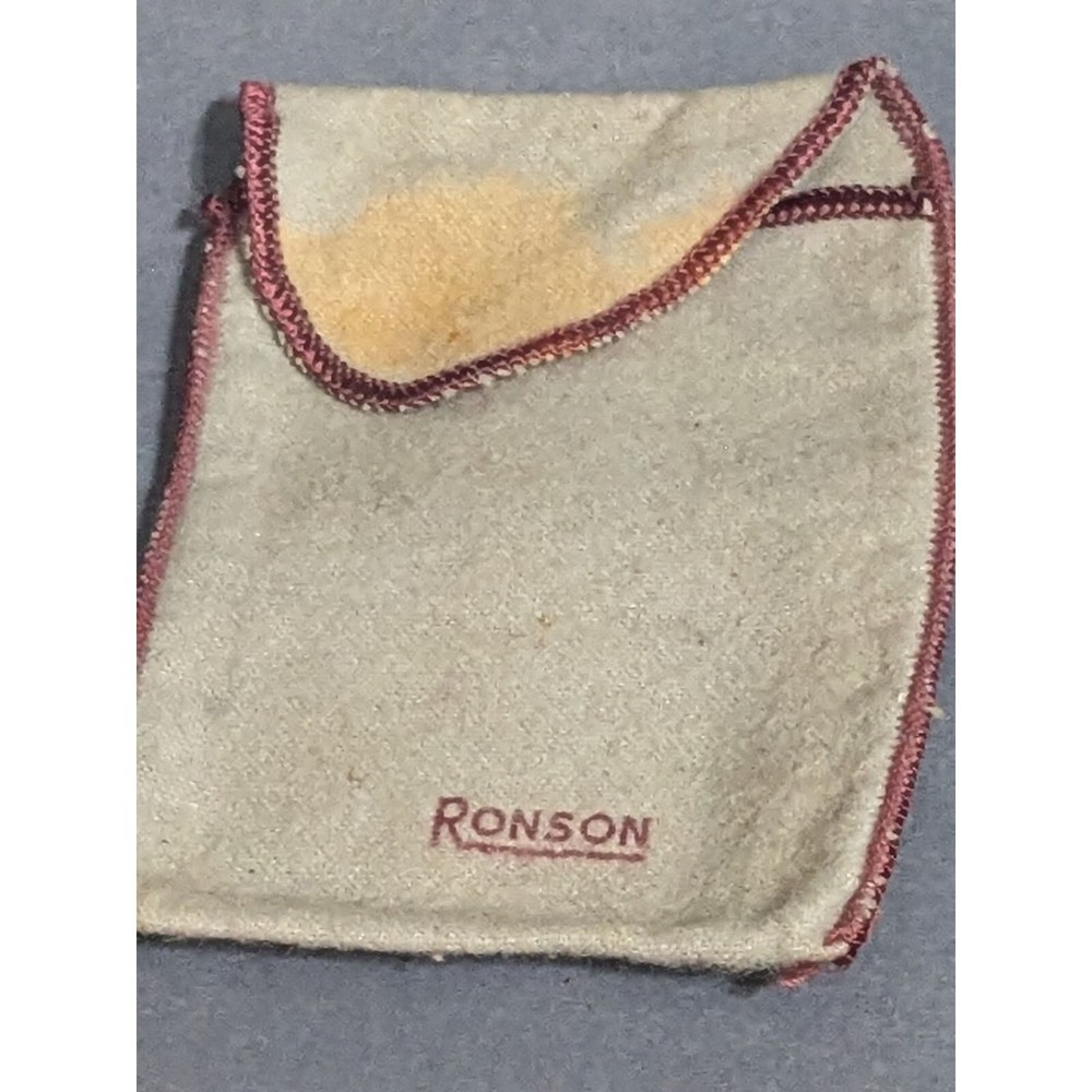 EMPTY Ronson Mastercase Cigarette Lighter Case Combo & Original Box VTG w/flaws