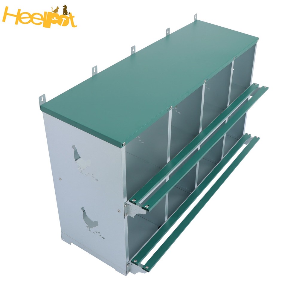 8 Holes Compartments Chickens Egg Laying Box High Quality Materials Nesting Box