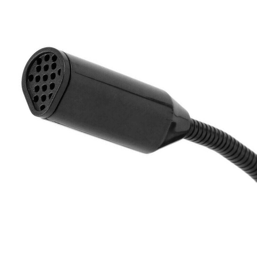 Black USB Mini Desktop Speech Microphone Stand for PC Laptop Computer Notebook A