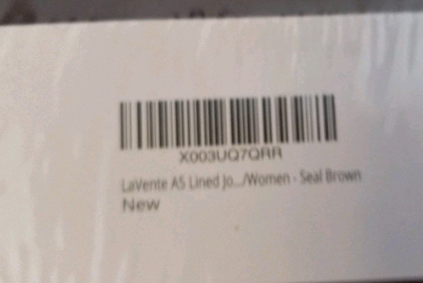 LaVente A5 Lined Journal Seal Brown New