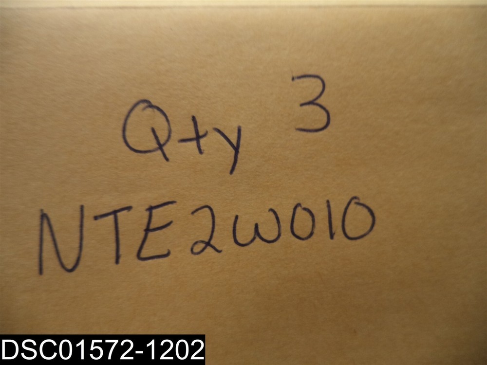 QTY=3: NTE2W010 NTE 2W 10 OHMS 2% Resistor