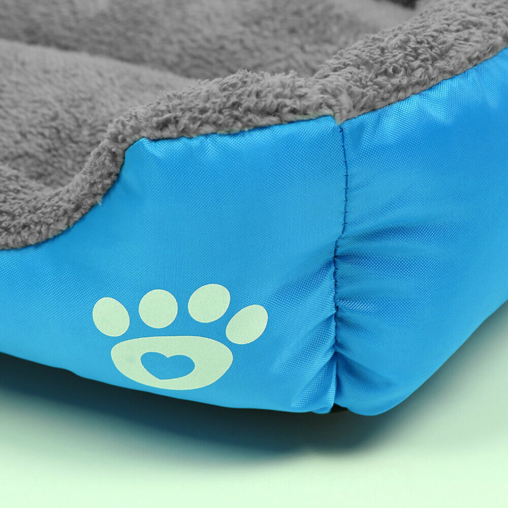 Pet Dog Cat Bed Calming Sleeping Kennel Puppy Super Soft Mat Pad Warm Nest