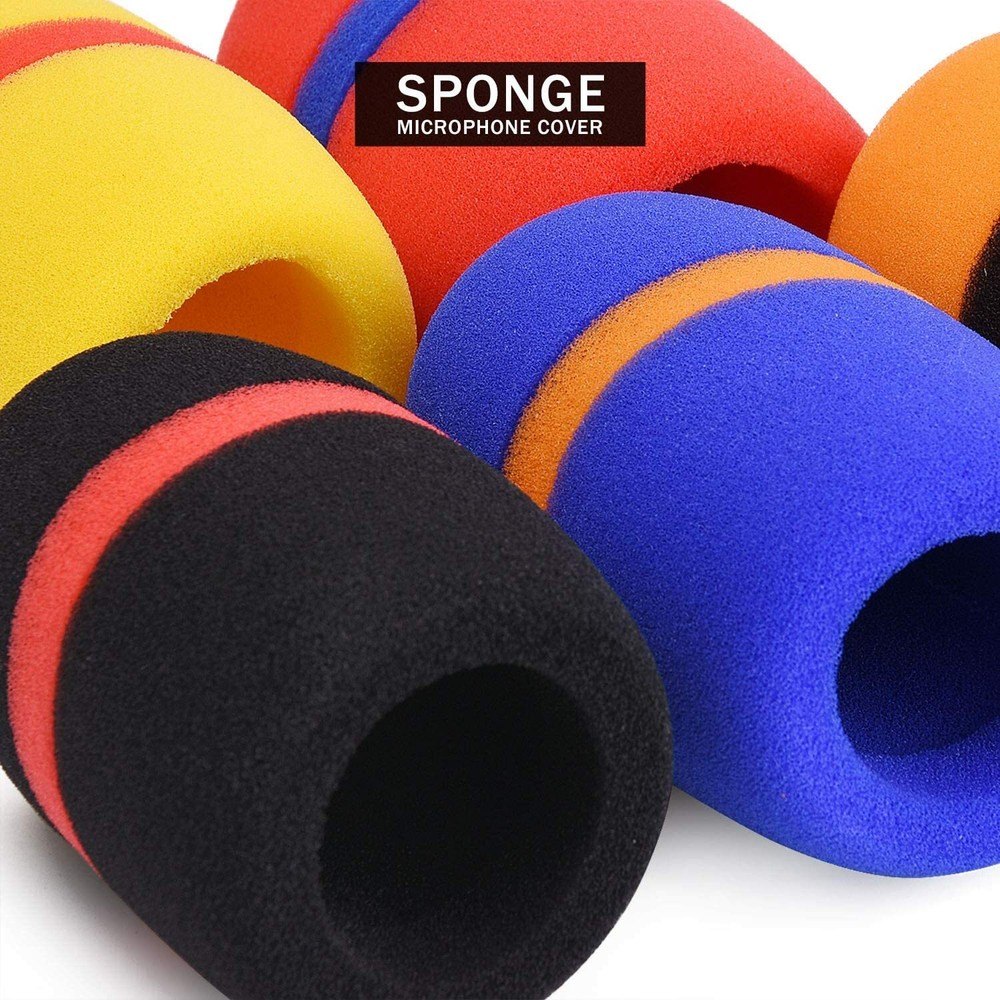 10 Pack Thick Microphone Windscreen Sponge Foam mic Sock for Sennheiser wireless