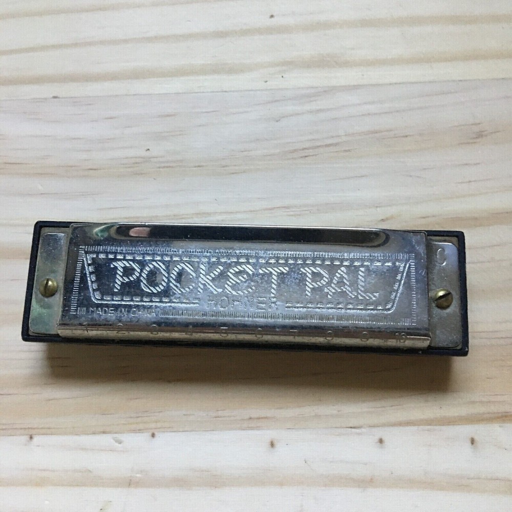 Vintage Hohner Harmonica Pocket Pal 10 Hole 4"L