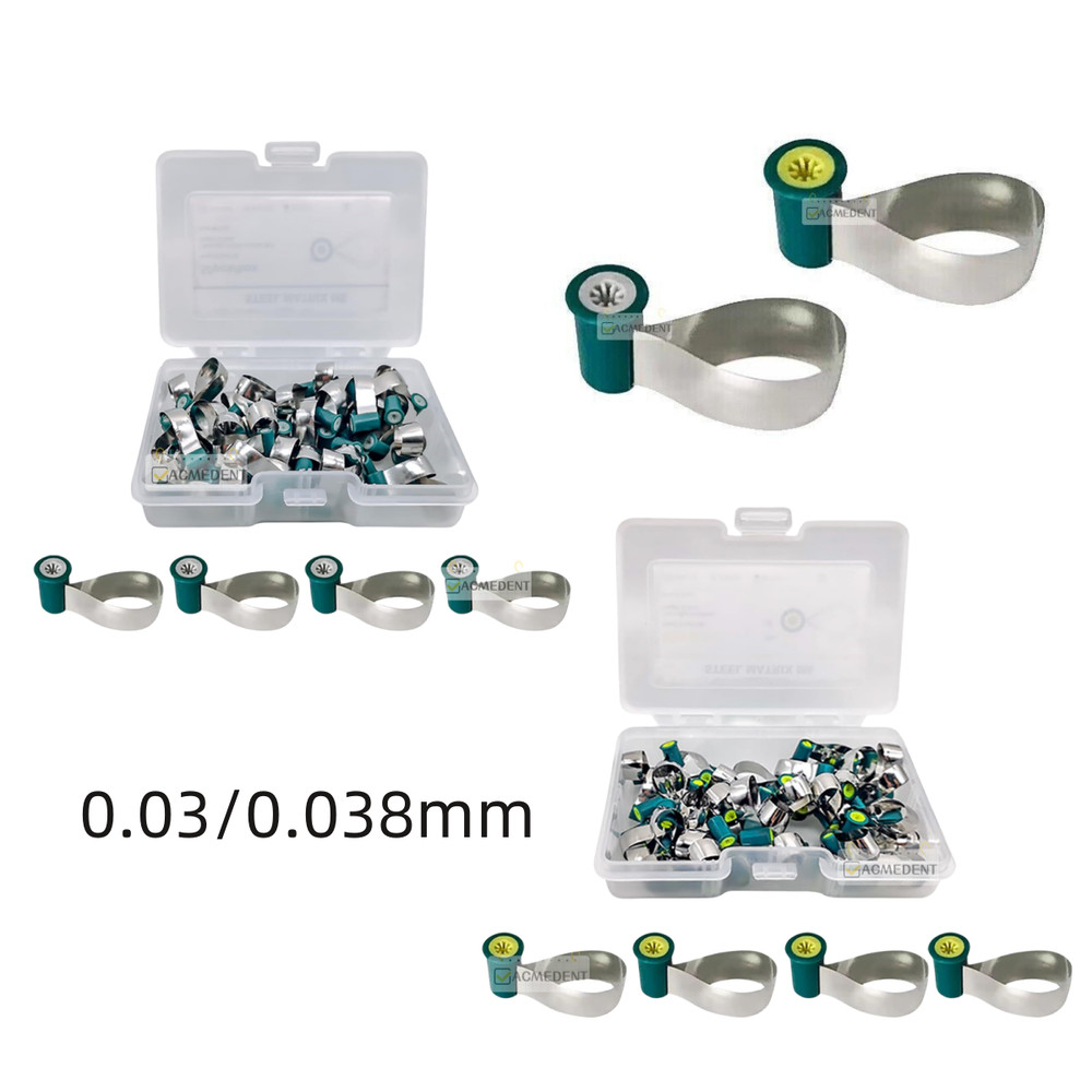 M6 Dental Reel Type Matrix Bands Contoured Matrices Anatomically Shaped Soft