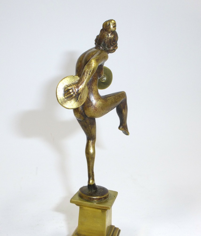 Art Deco Bronze Figure Sign. Beck Dancer